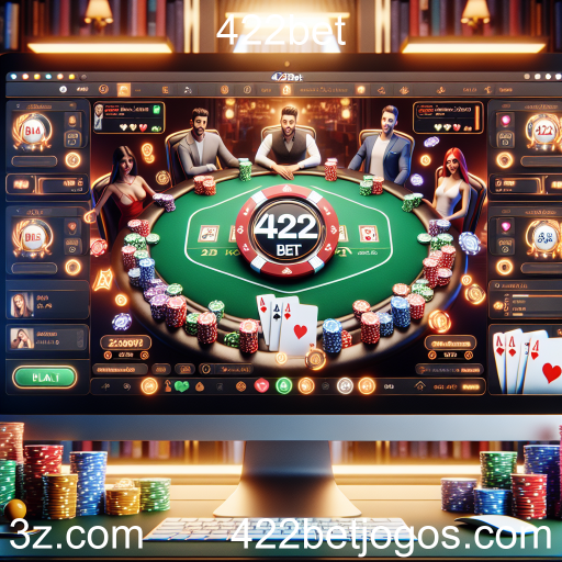 A Emoção do Poker Online no 422bet